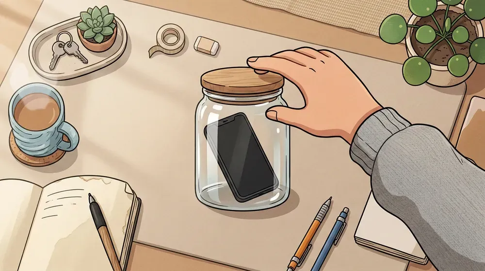 Создайте препятствие, чтобы дать мозгу время задать вопрос: «А мне точно туда надо?»