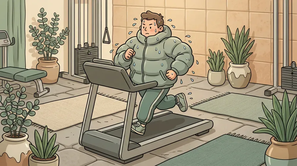 Скроллинг для мозга — это как бег на беговой дорожке в зимнем пуховике.