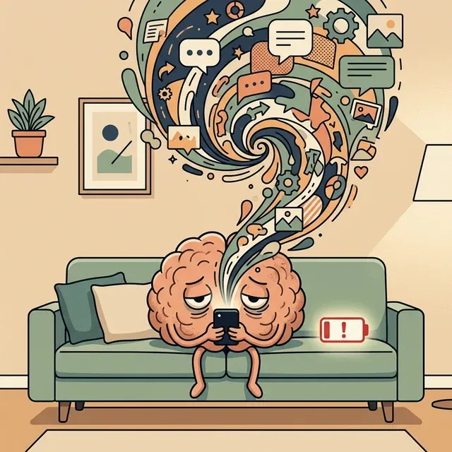 Соцсети могут создавать когнитивную нагрузку, сопоставимую с рабочей, но другого типа.