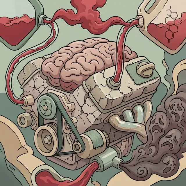 Кортизол — это грязное топливо. Вы едете быстро, но двигатель (ваш мозг) разрушается.