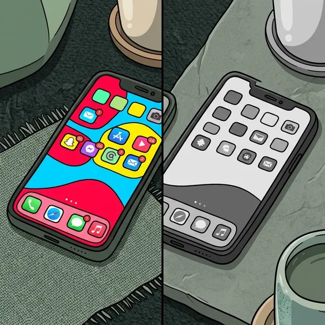 В ч/б режиме телефон перестает быть игровым автоматом