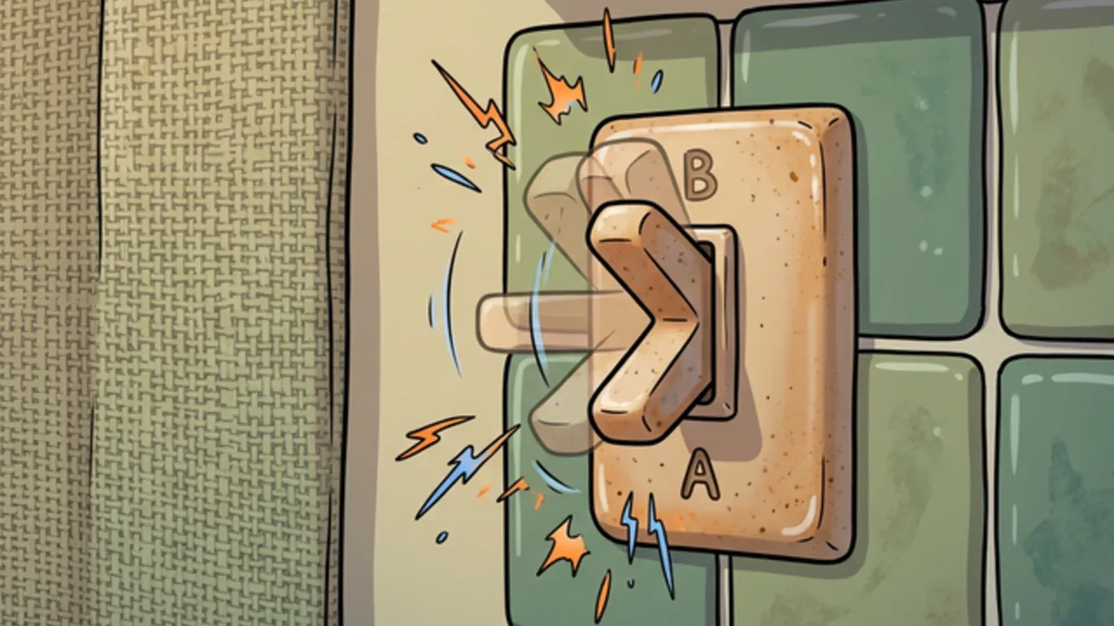 Вы не делаете два дела сразу. Вы просто быстро щелкаете выключателем, сжигая лампочку.