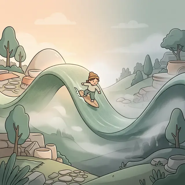 Ваша энергия — это волна, а не прямая линия.