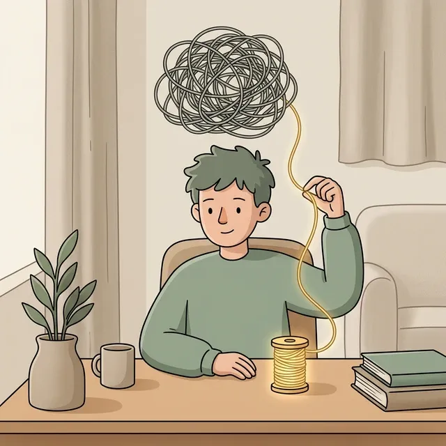 Выгрузка мыслей за 5 минут