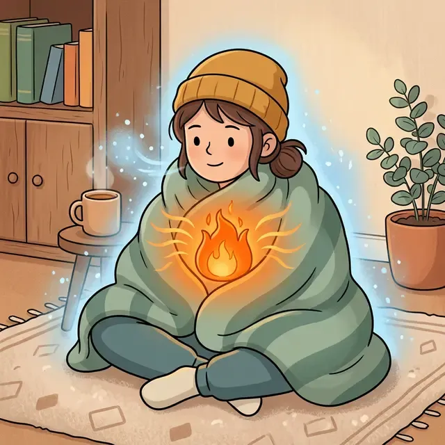 Холодная вода и тепло тела